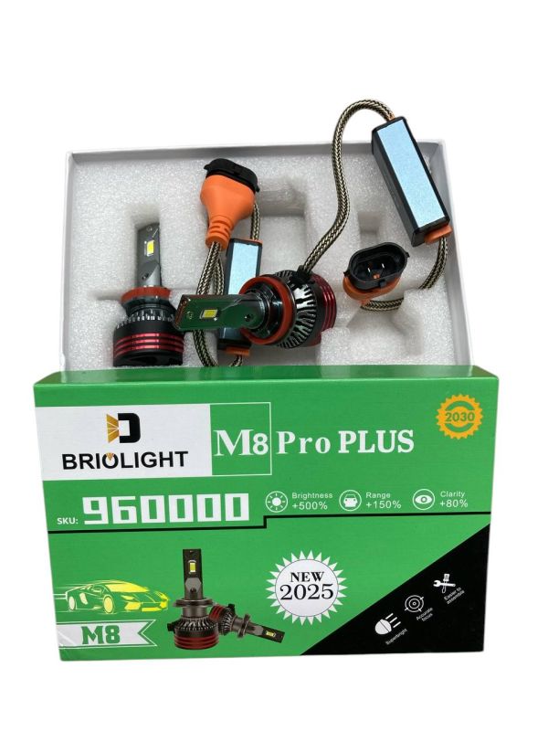 Світлодіодні LED лампи M8 Pro Plus H11