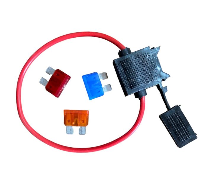 Утримувач запобіжника типу Євро (FT) прямокутний чорний