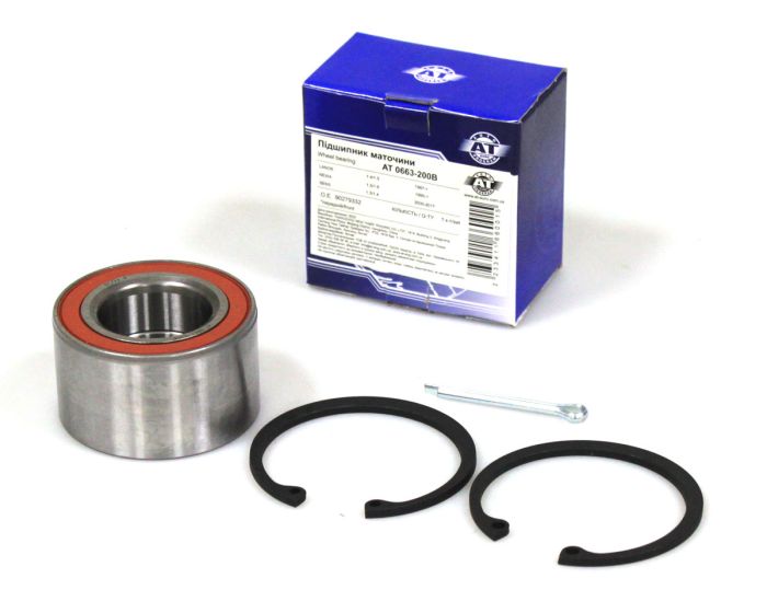 Підшипник маточини Daewoo Lanos (передній) (94535247) AT 0663-200B