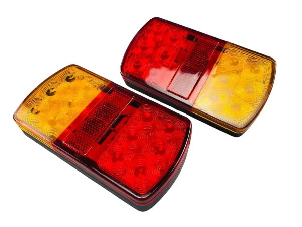 Фонарь LED задний 12V 12 LED диодов, стоп фары автомобильные светодиодные (продажа в парном количестве) 1995