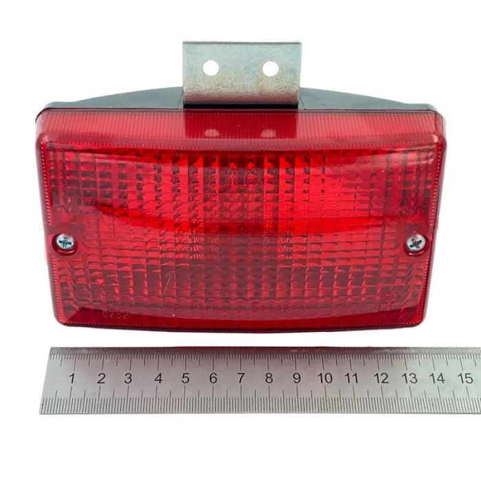 Ліхтар задній протитуманний КАМАЗ, КрАЗ, ГАЗ, МАЗ з кронштейном 112.03.26-01 (вир-во РУДЕНСК)