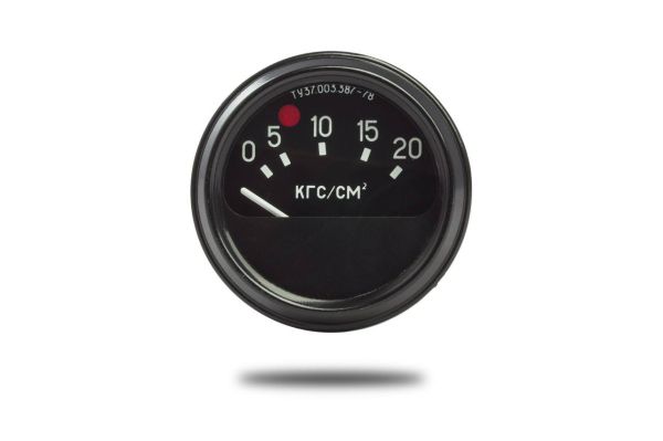 Покажчик тиску масла БелАЗ (0-20 кгс/см2) 11.3810010 (вир-во Автоприбор)