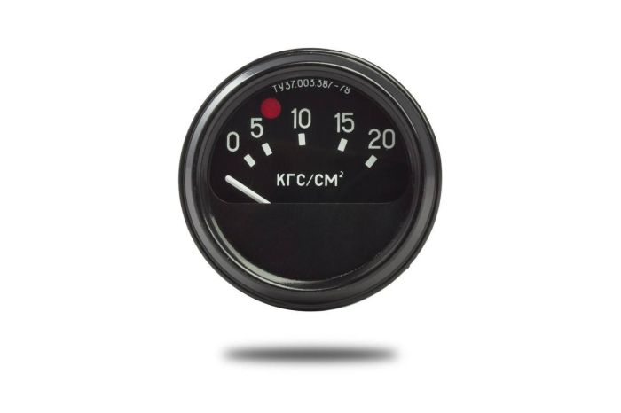Покажчик тиску масла БелАЗ (0-20 кгс/см2) 11.3810 (вир-во Автоприбор)