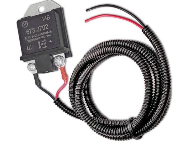 Регулятор напруги ВАЗ, ГАЗ, УАЗ універсальний трьохрівневий 673.3702 (вир-во Энepгомаш)