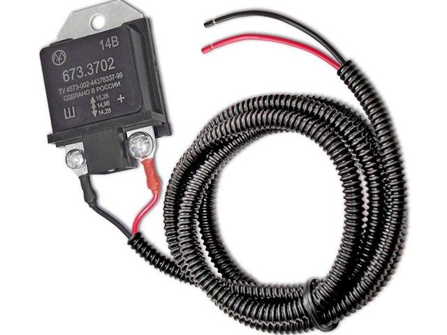 Регулятор напруги ВАЗ, ГАЗ, УАЗ універсальний трьохрівневий 673.3702 (вир-во Энepгомаш)
