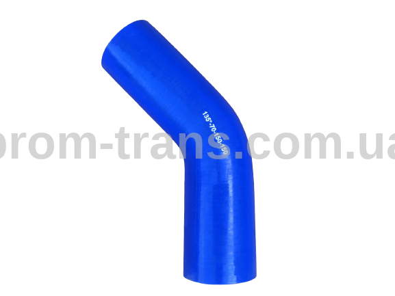 Патрубок силиконовый угловой 135° D70 L150*150