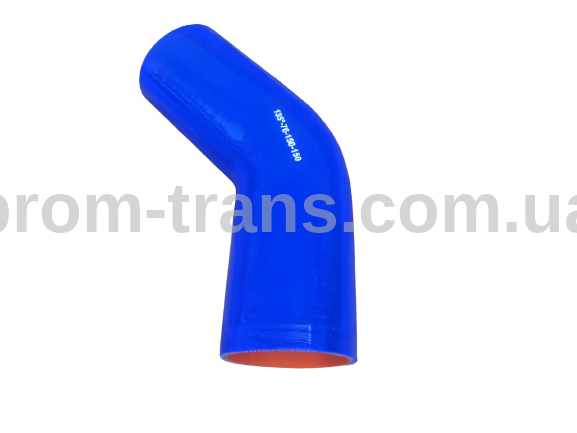 Патрубок силиконовый угловой 135° D76 L150*150
