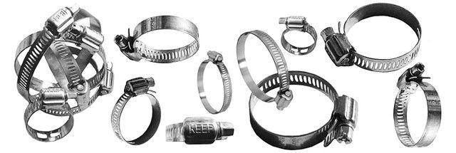 Хомут затискний (оцинкована сталь)