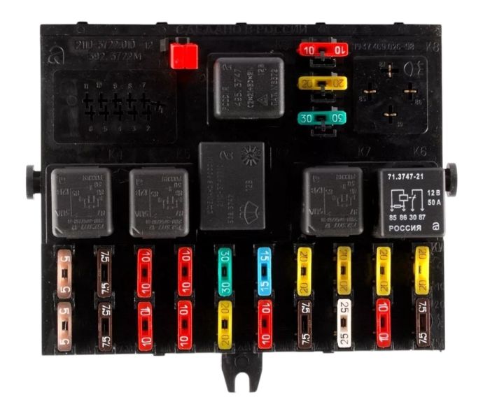 Блок запобіжників та реле ВАЗ 2110 392.3722 (вир-во АВАР)