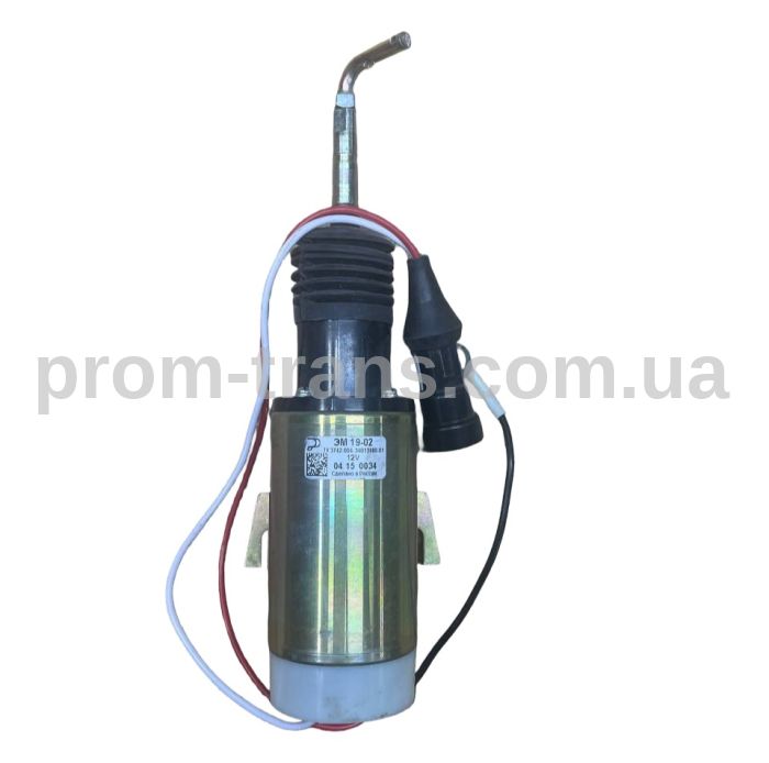 Клапан електромагнітний ТНВД ГАЗ 3309, ГАЗ 33104, ПАЗ-4234, ПАЗ-4230, ОПТ-9195 ЭМ19-02 12В (вир-во Родина)