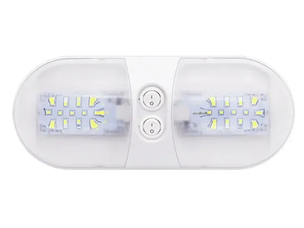 Плафон салона LED SND-0005 12-24V 48 SMD 2835 с двумя выключателями 293000015