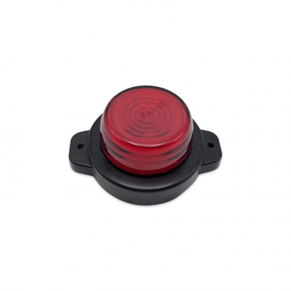 Фонарь габаритный круглый 12-24V неон красный FR0168R (пр-во FORM PLAS)