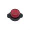 Фонарь габаритный круглый 12-24V неон красный FR0168R (пр-во FORM PLAS)