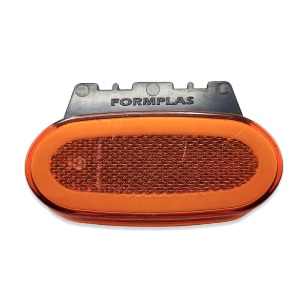 Габаритный фонарь с кронштейном LED 12-24V желтый неон FR0226Y (пр-во FORM PLAS)