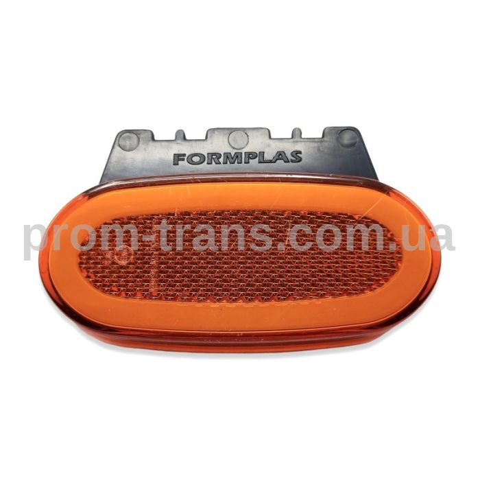 Габаритный фонарь с кронштейном LED 12-24V желтый неон FR0226Y (пр-во FORM PLAS)