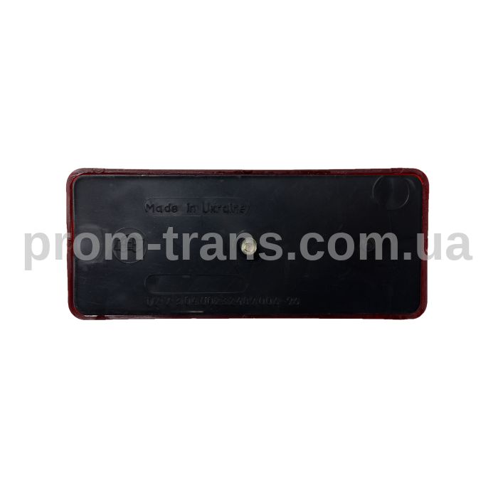 Катафот прицепа прямоугольный красный (крепление болт) 3002-3731-01 (пр-во АЭА)