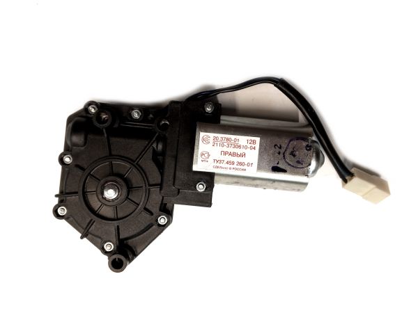 Моторедуктор склопідйомника ВАЗ 2110, Приора правий 20.3780-01 (вир-во КЗАЭ)