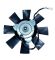 Електровентилятор охолодження ВАЗ 2103, 2108, 2170, ГАЗ 2410  (ЗМЗ-402), 31029, ІЖ, ЗАЗ (8-ми лопатевий) 70.3730 (вир-во КЗАЭ)