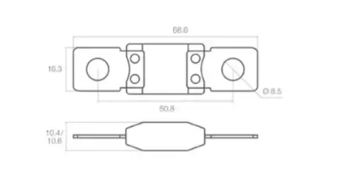 Запобіжник плавкий MEGAVAL 150A MTA