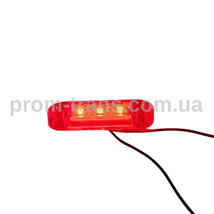 Габаритный фонарь диодный 12-24V 3LED красный DEP-FR0171R (пр-во FORM PLAS)