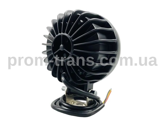 Світлодіодна фара LED кругла 40W + LED кільце, додаткове світло туманна фара 2411