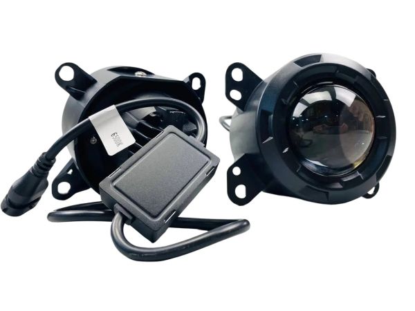 Фары-линзы LED противотуманные 3.5 ДЮЙМА (90 мм Х 90 мм) 45 W, IP67, 12 V, 3400 LM (комплект 2 шт) 2711