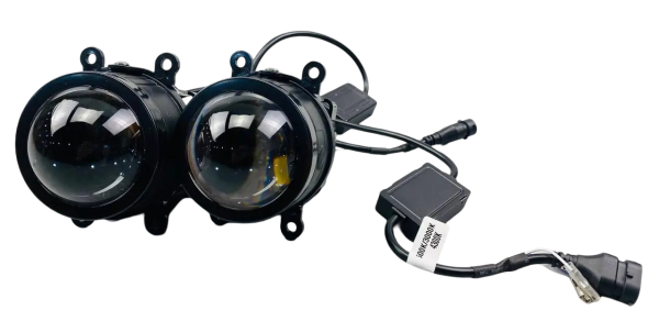 Фары-линзы LED противотуманные 3.5 дюйма (90 ММ Х 90 ММ), 50 W, IP68, 9V-36V, 3400LM (комплект 2 шт) 3012