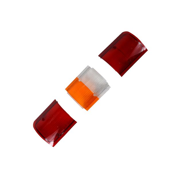 Скло ліхтаря ліве (компл. 3 шт) Газель, 2217 автобус розсіювач 701.3716-200/204/205 (вир-во АЕА)