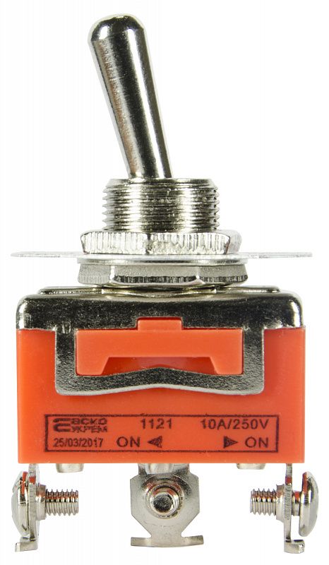 Тумблер 2 положення, 3 конакта 1121 (вир-во АСКО)