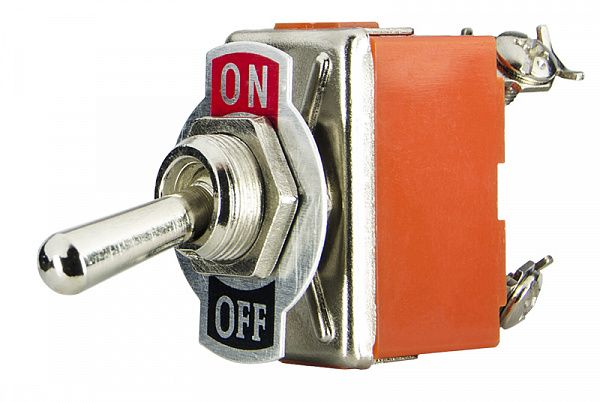 Тумблер 2 положення, 4 конакта 1221 (вир-во АСКО)