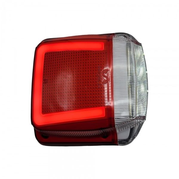Фонарь подсветки номера LED 24V красный с габаритом HM0724 (пр-во ERCELIK)
