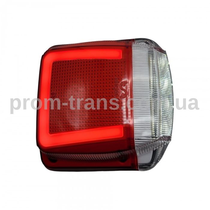 Фонарь подсветки номера LED 24V красный с габаритом HM0724 (пр-во ERCELIK)
