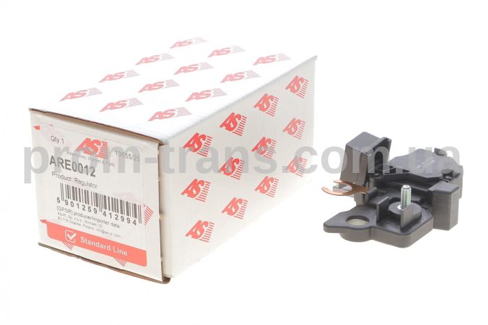 Регулятор напряжения Opel Astra 1.4-2.0i/1.9CDTI 91-10/Fiat Doblo 1.3D Multijet 05 9949575,1204289 ARE0012 (пр-во AS-PL)