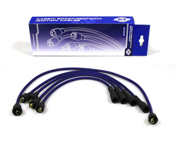 Комплект кабелів високовольтних  ВАЗ 2121 (1.6)SILICONE O.E.: 2101-3707080 AT 301N