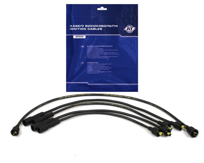 Комплект кабелів високовольтних ВАЗ 2121 (1.6) EPDM O.E.: 2101-3707080 AT 301NE