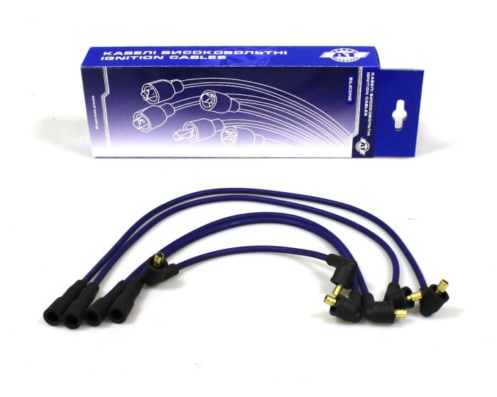 Комплект кабелів високовольтних  ВАЗ 2108SILICONE O.E.: 2108-3707080-10 AT 304N