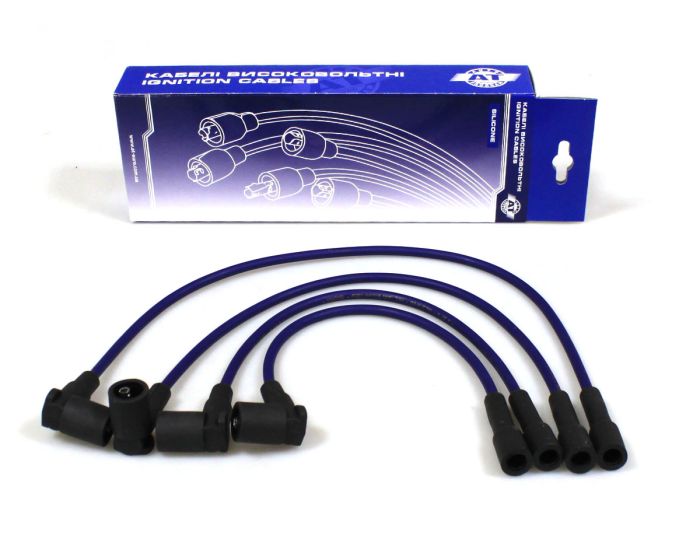 Комплект кабелів високовольтних ВАЗ 2110 (1.5I 8V)SILICONE O.E.: 2111-3707080-01 AT 316N