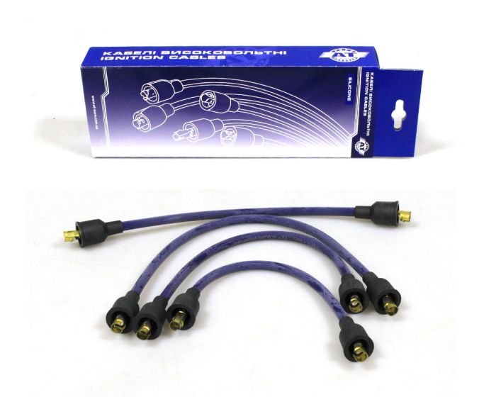 Комплект кабелів високовольтних ГАЗ ЗМЗ 406 (БЕЗ НАКОНЕЧНИКА) SILICONE AT 317N