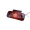 Габаритный фонарь красный 12-24V с кронштейном 6LED DEP-FR0189R (пр-во FORM PLAS)