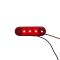 Габаритный фонарь диодный 12-24V 3LED красный DEP-FR0171R (пр-во FORM PLAS)