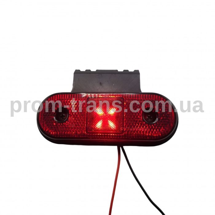 Габаритный фонарь с кронштейном LED 12-24V красный FR0193R (пр-во FORM PLAS)