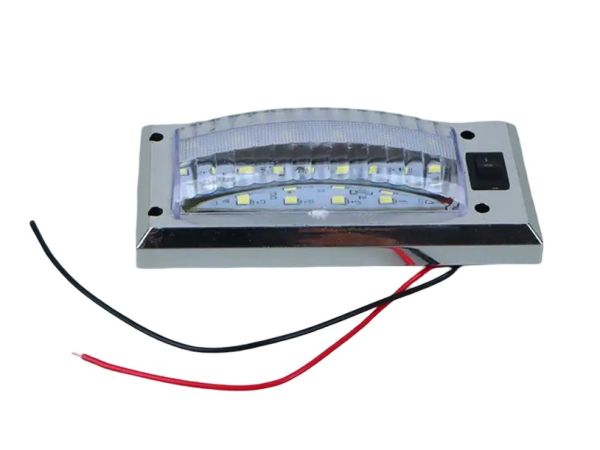 Плафон салона LED SND-0001 12-24V 6 SMD 2835 с выключателем 293000005