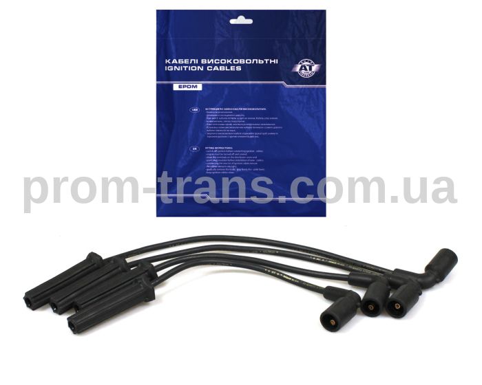 Комплект кабелей высоковольтных DAEWOO LANOS 8V EPDM БЕЗ МЕТАЛЛИЧЕСКОГО НАКОНЕЧНИКА. (96211948) O.E.: 963 053 87 AT 45NE