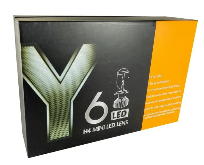 Світлодіодні LED лампи Y6D H4 Bi-LED MiniLens 