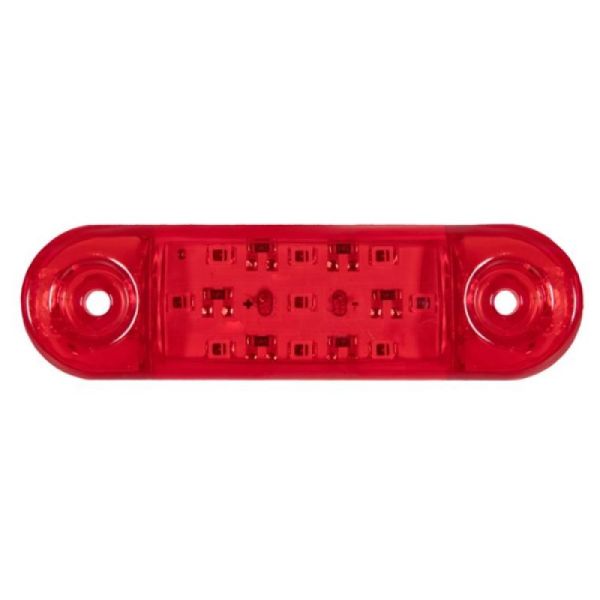 Габаритный фонарь 12-24V 9 LED красный 8 см FR0174 (пр-во FORM PLAS)
