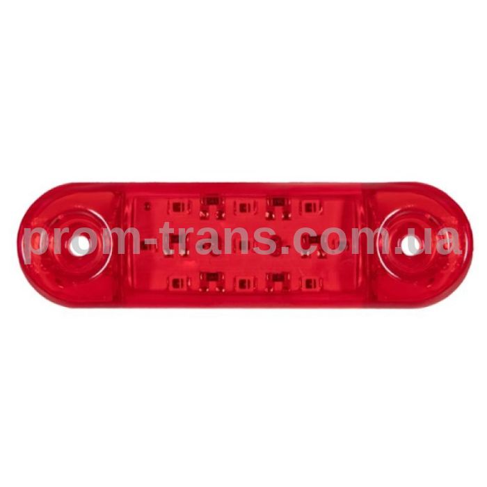 Габаритный фонарь 12-24V 9 LED красный 8 см FR0174 (пр-во FORM PLAS)