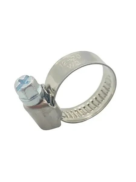 12-20 Хомут черв'ячний нержавіючий W2