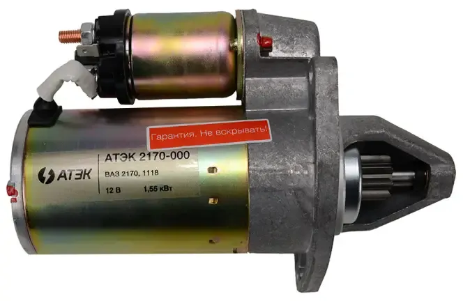Стартер ВАЗ 1117, 1118, 1119 "Калина", ВАЗ 2170-2172 "Пріора" АТЭК 2170-000 (вир-во АТЕК)