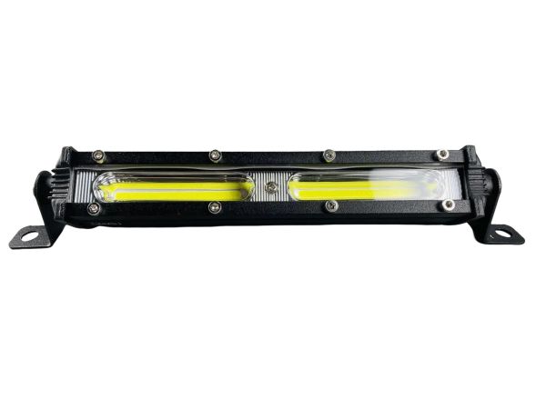 Фара прямоугольная LED 18W (плоская) (2 диода) светодиодная рабочая фара, дополнительный свет 2136