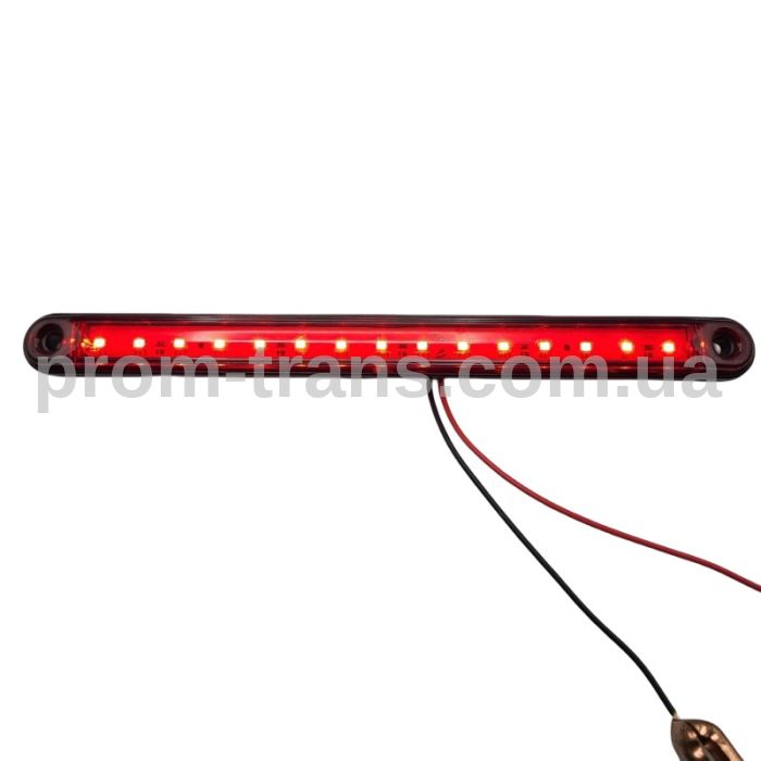 Габаритный фонарь красный 12-24V 15LED DEP-FR0306R (пр-во FORM PLAS)